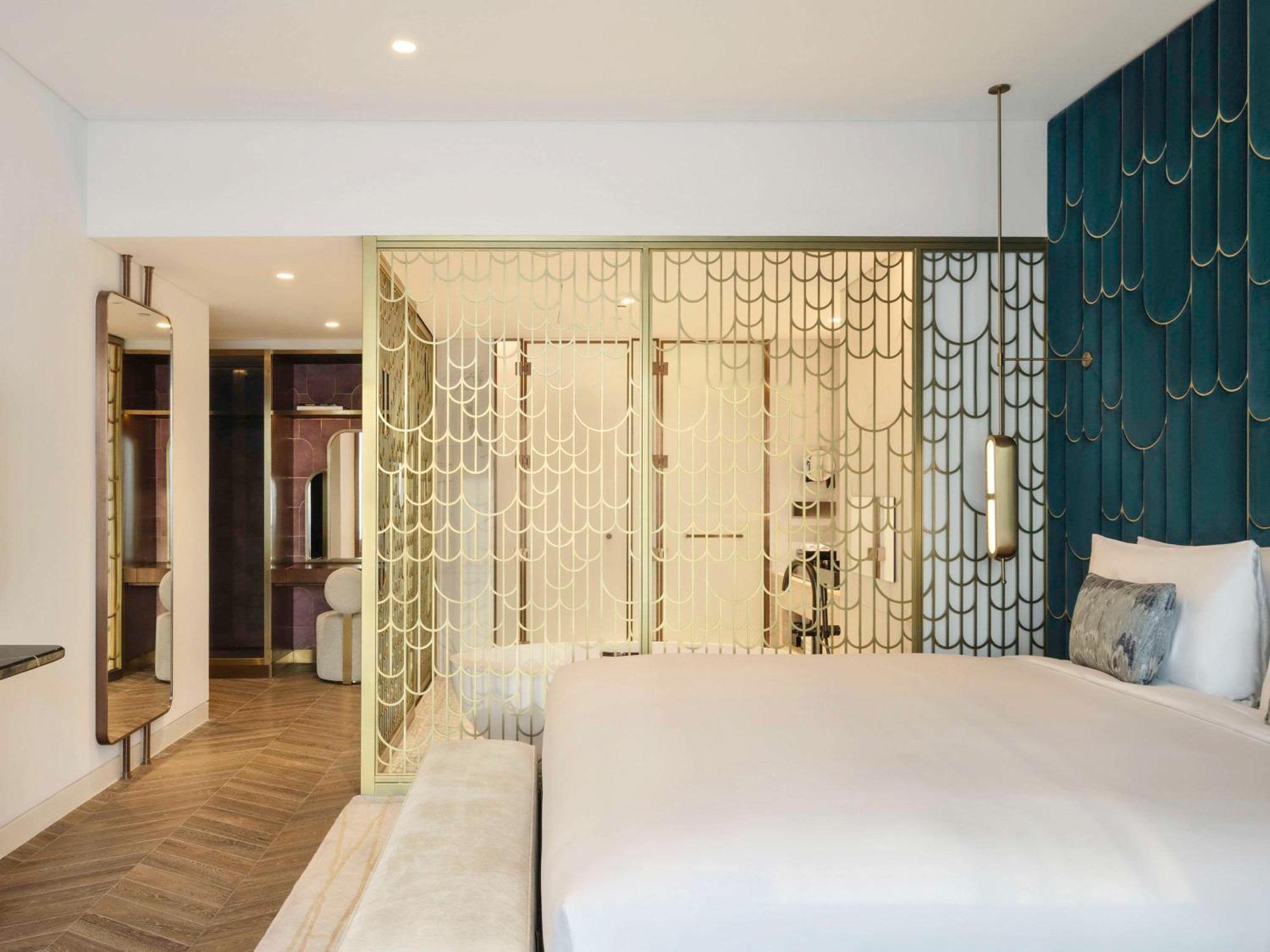 So/ Uptown Dubai Ξενοδοχείο Εξωτερικό φωτογραφία A bedroom at the hotel