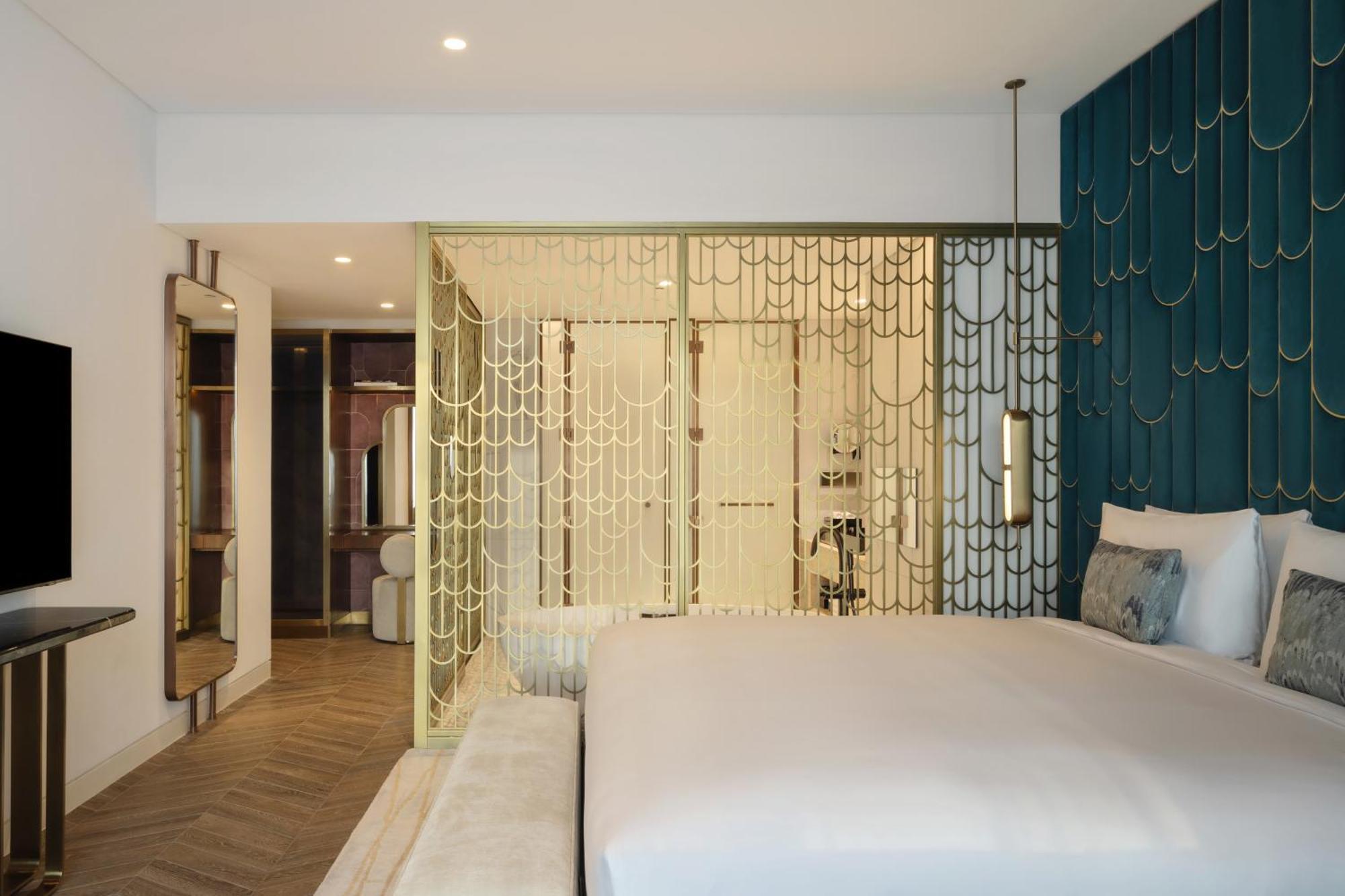 So/ Uptown Dubai Ξενοδοχείο Δωμάτιο φωτογραφία A bedroom at the hotel